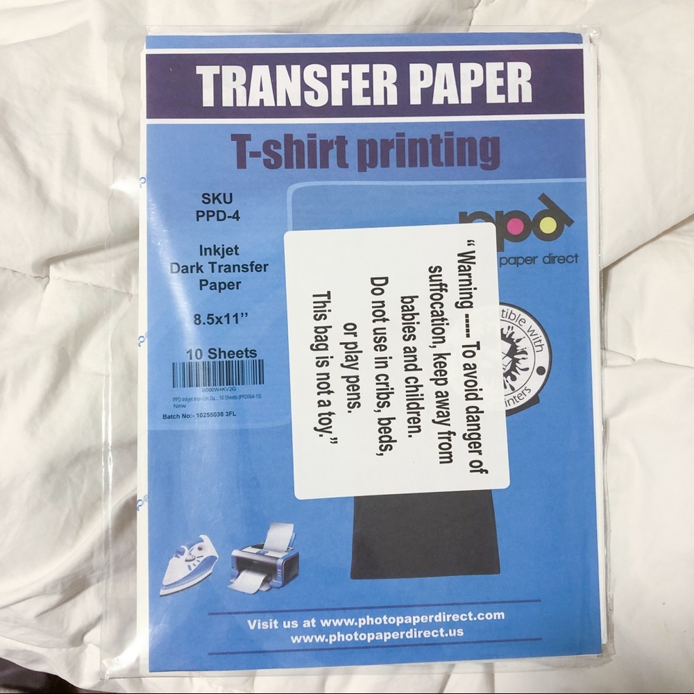 Dark Transfer Paper